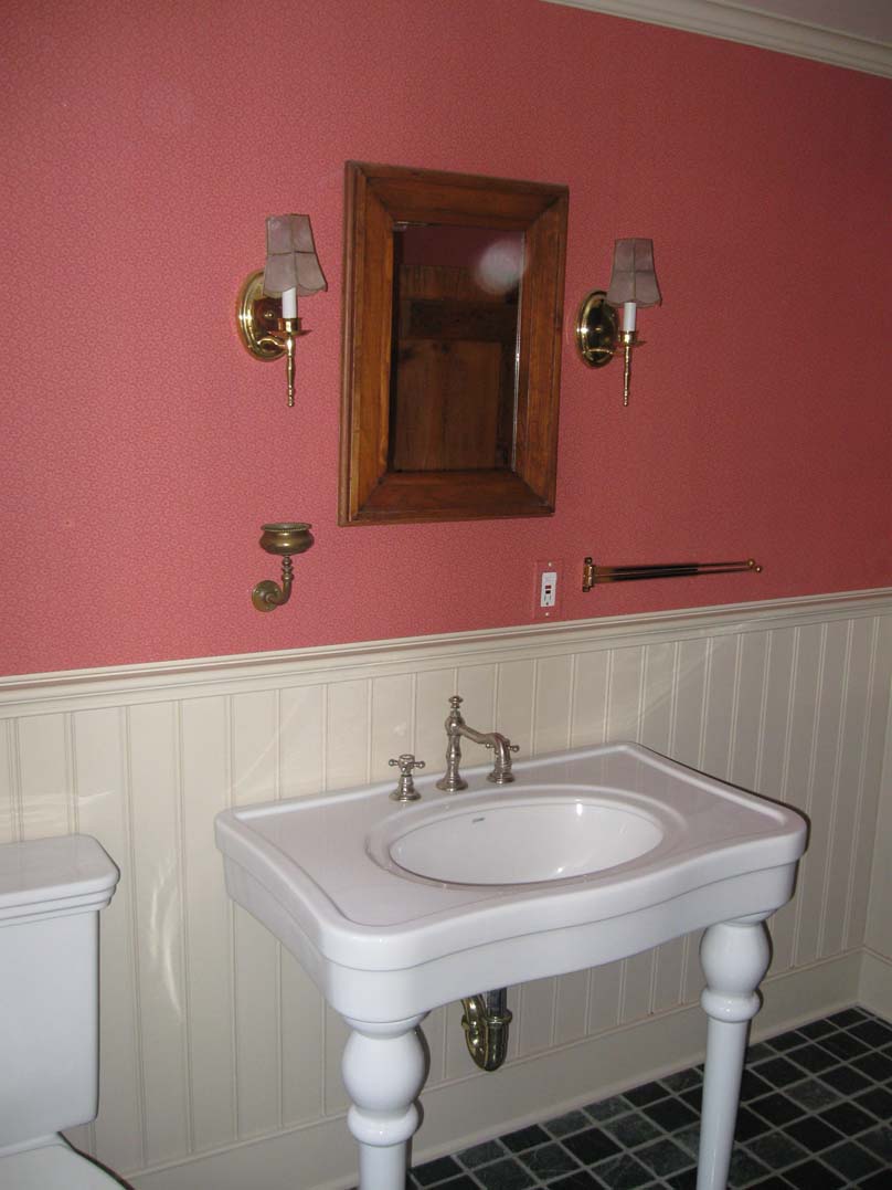 Victorian antique bathroom remodel- Wilton, CT