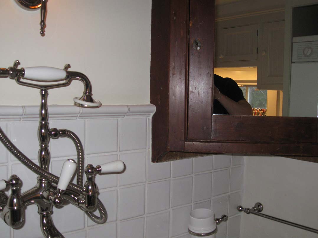 Victorian antique bathroom remodel- Wilton, CT